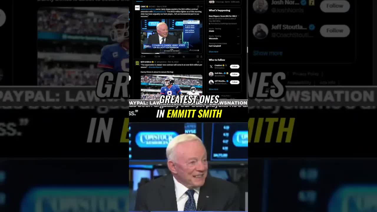 Jerry Jones Defends Zeke's Value for Cowboys' Success! #shorts