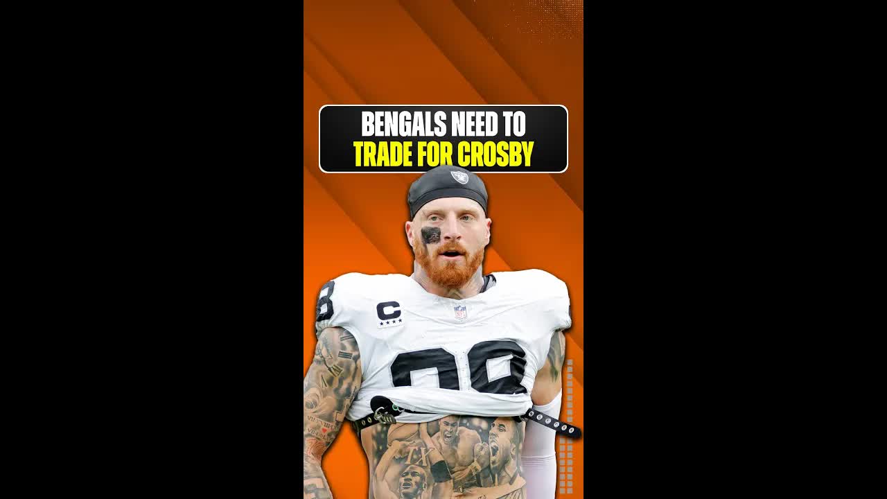 Could the #Bengals ACTUALLY trade for Maxx Crosby? #cincinnati #fyp #whodey #nfl #shortsfeed #shorts