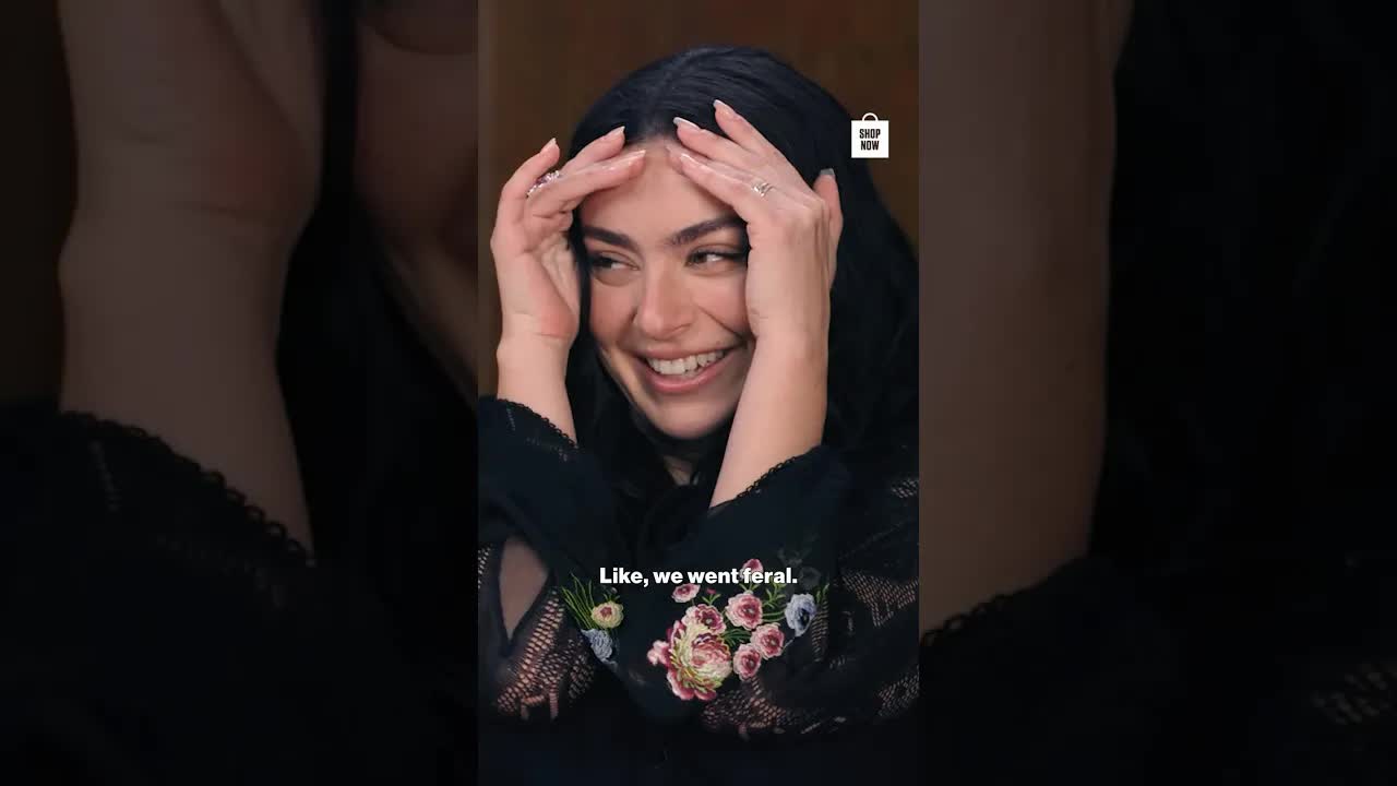 Margot Robbie and Charli xcx on #GOATTalk 😭🔥