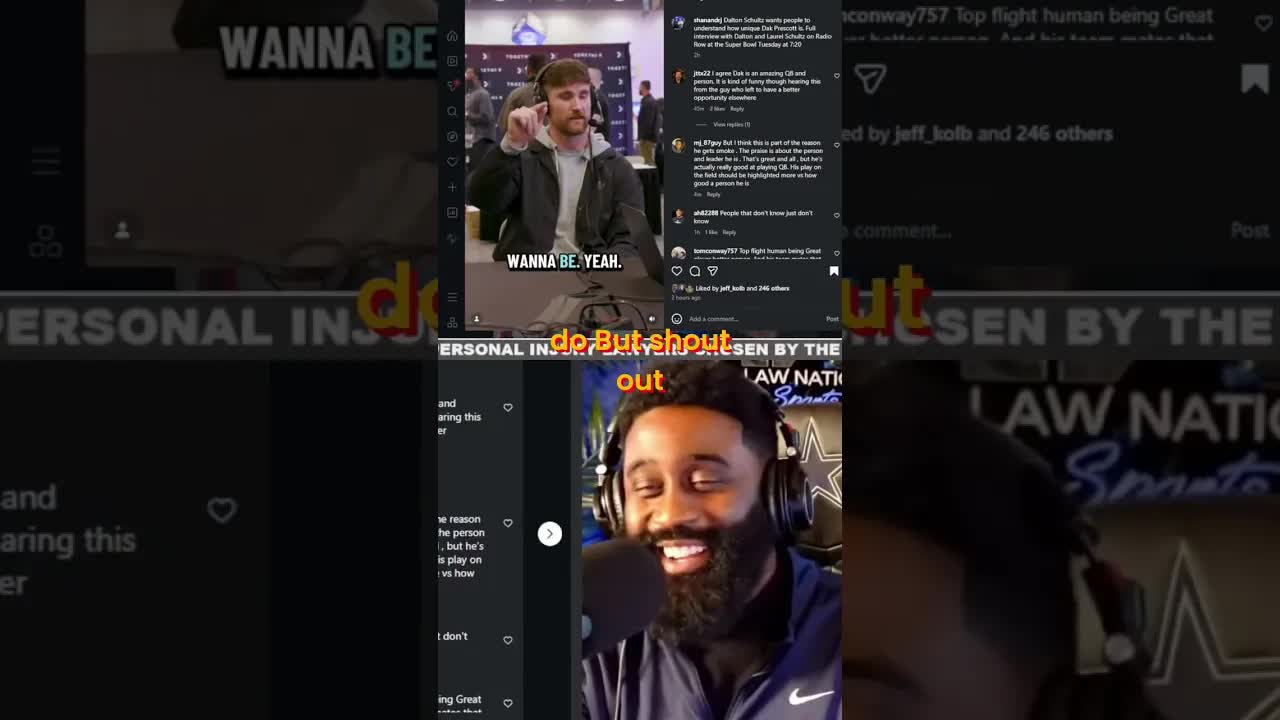 Dak Prescott & Schultz: The Interview Everyone's Talking About! #shorts