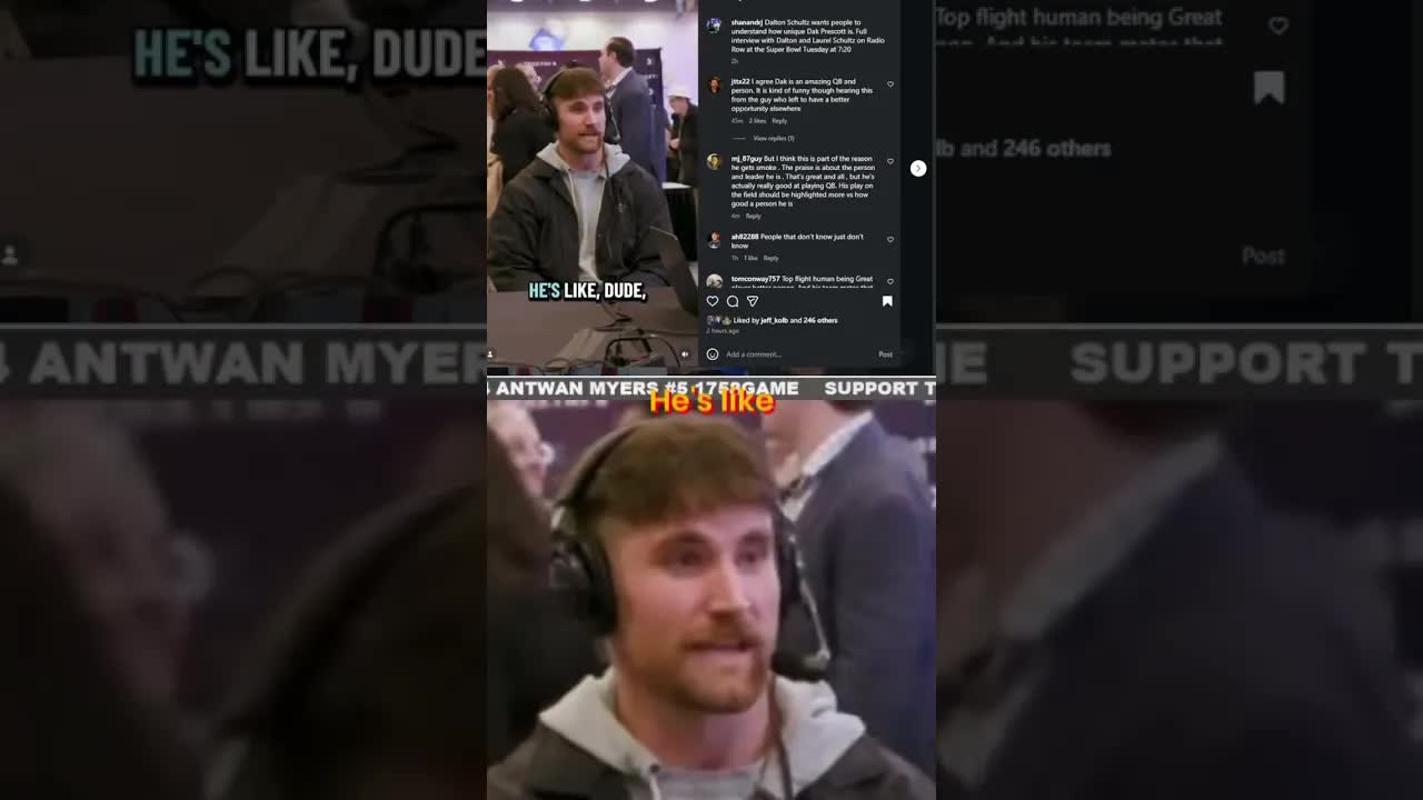 Dak Prescott's Belief Made Dalton Schultz UNSTOPPABLE! #shorts