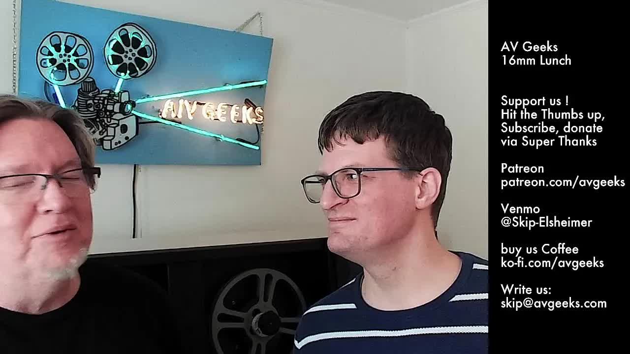 A/V Geeks 16mm Lunch 2-10-2026