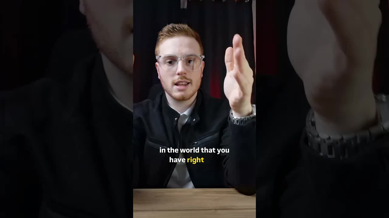 the problem is you....