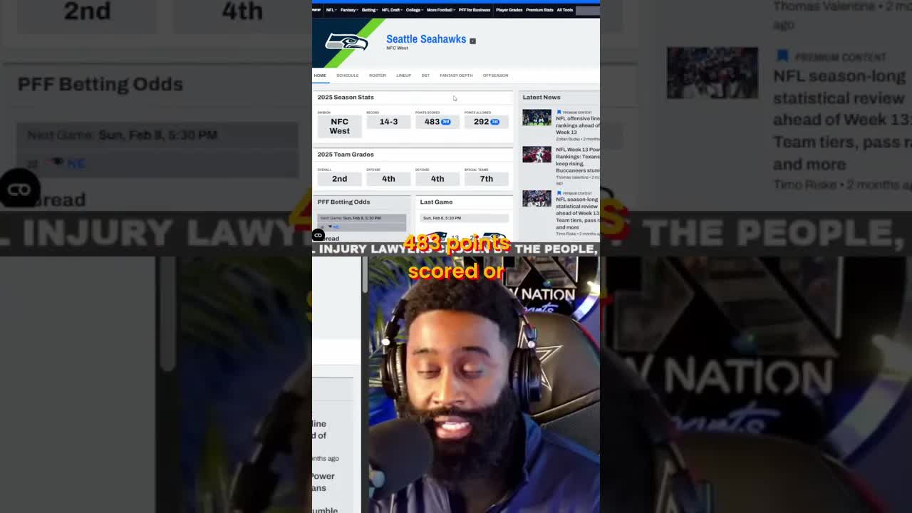 Seahawks Defense FIRST, Cowboys Defense LAST! NFL Shockwave! #shorts