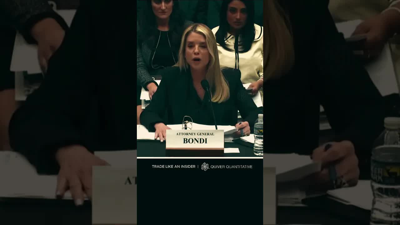 Attorney General Pam Bondi on the Stock Market