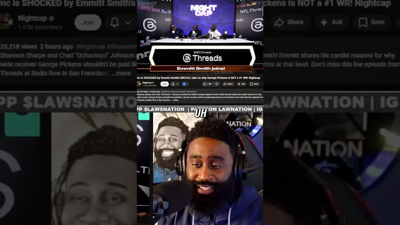 Pickens vs. Lamb: Emmitt Smith's NFL Contract Negotiation Stance REVEALED! #shorts