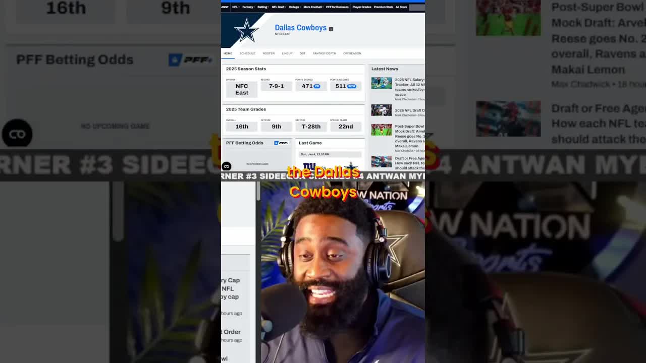 Cowboys' 2025 Disaster: Record Points Allowed SHOCKS Fans! #shorts