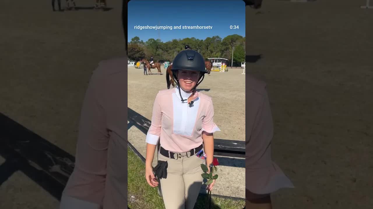 .80Ms ✅ New horse ✅ Goal of qualifying for Devon ✅ Perfect situation to show at The Ridge! 🐎