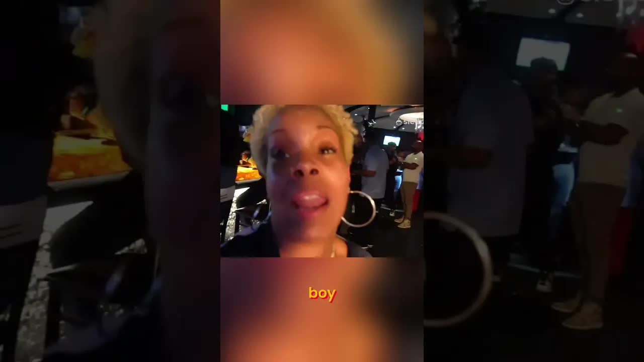 Auntie Steals Camera, Chaos Ensues at the Bar! #shorts