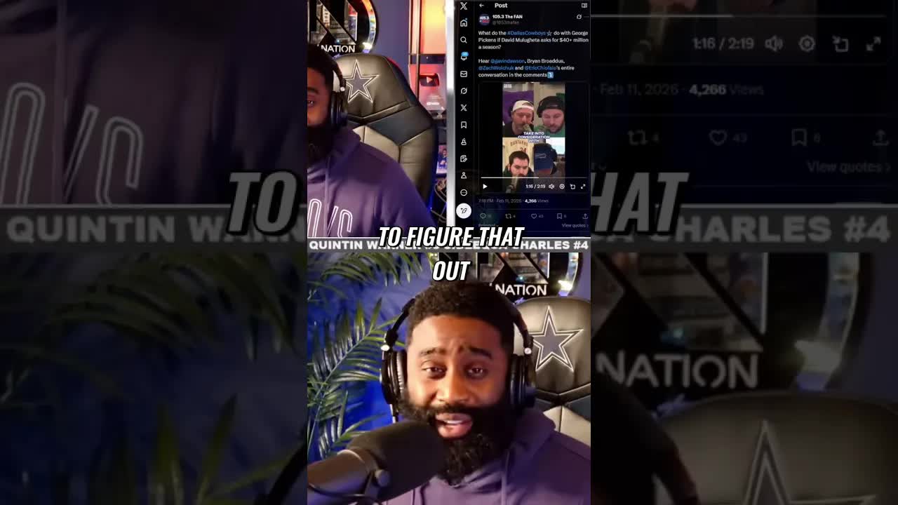 George Pickens Trade: Will Cowboys Deal Him? Draft Pick INSIGHTS! #shorts