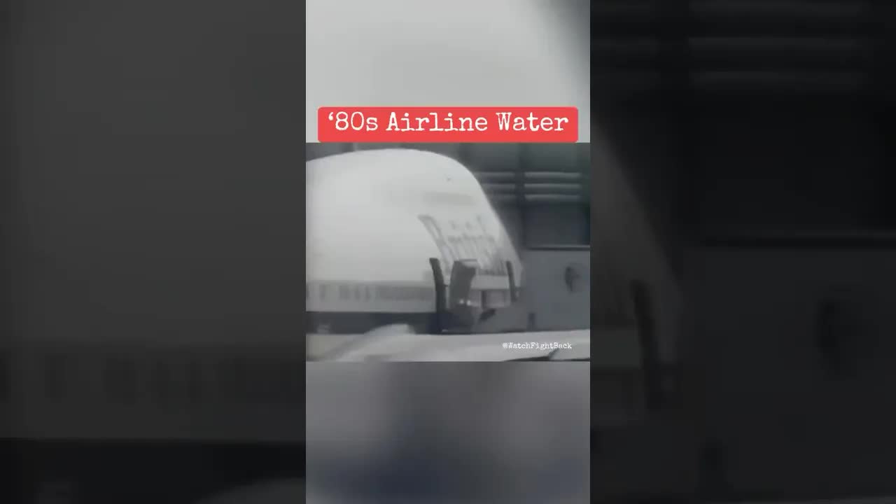 ‘80s Airline Water