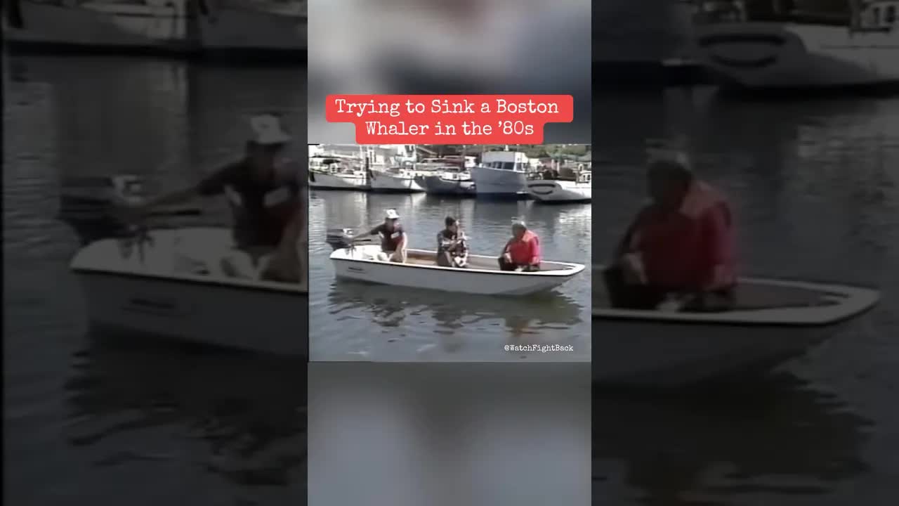 Trying to Sink a Boston Whaler in the ‘80s