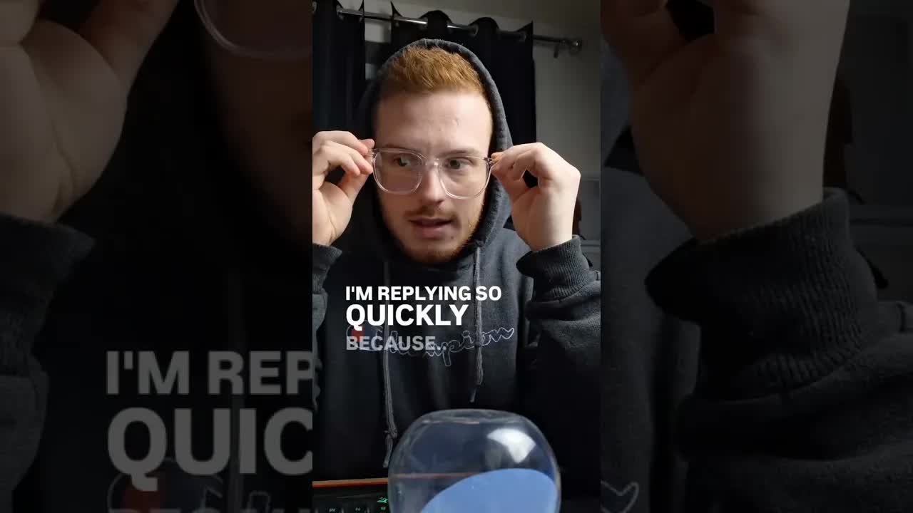 speed is everything....