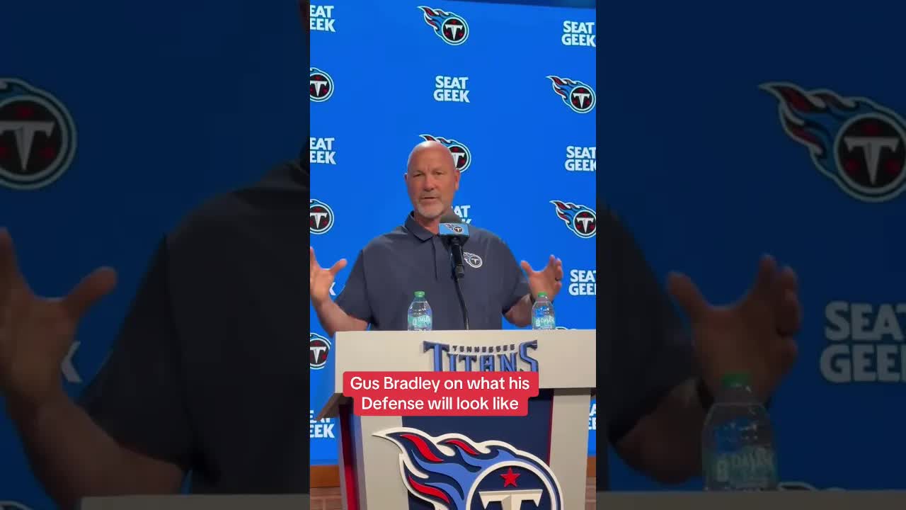 “Fast and violent man” - #Titans DC Gus Bradley. #tennesseetitans #nfloffseason #nfldefense #nfl