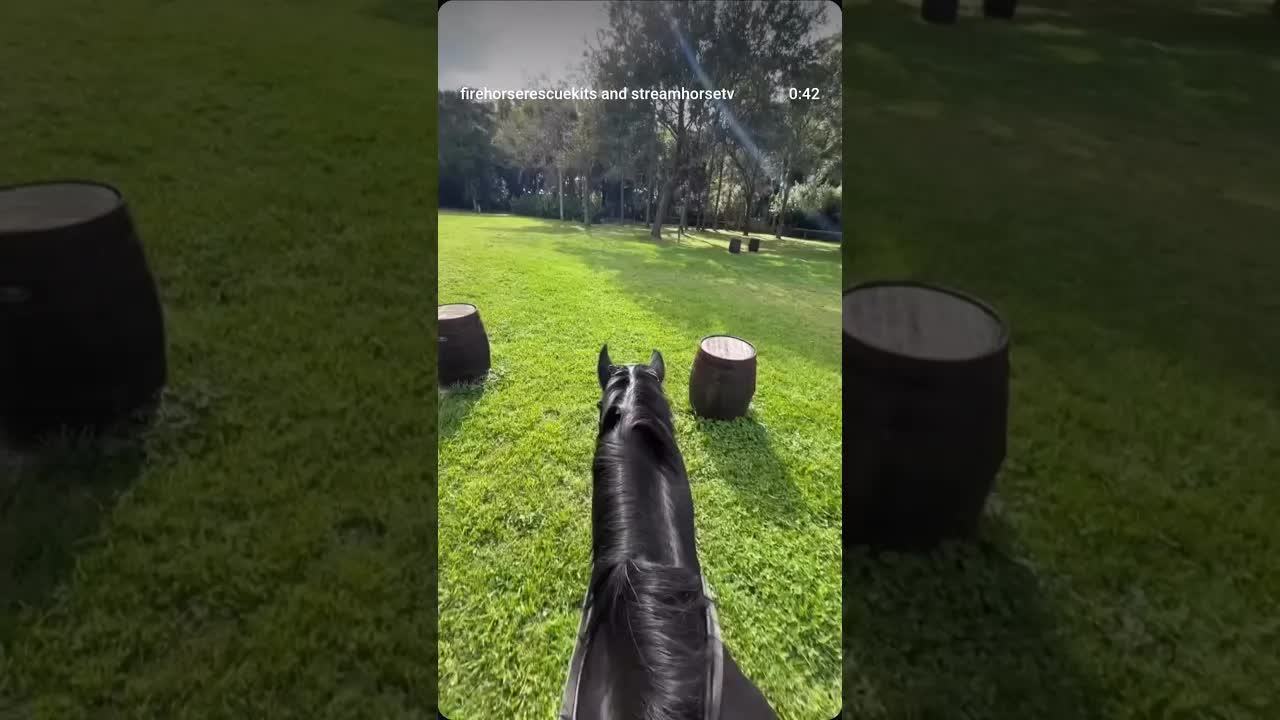 Speed hack 🐎💨 at one of our #FireHorse protected barns, Monarch Farm in Loxahatchee Groves! 🔥🐎🛡️
