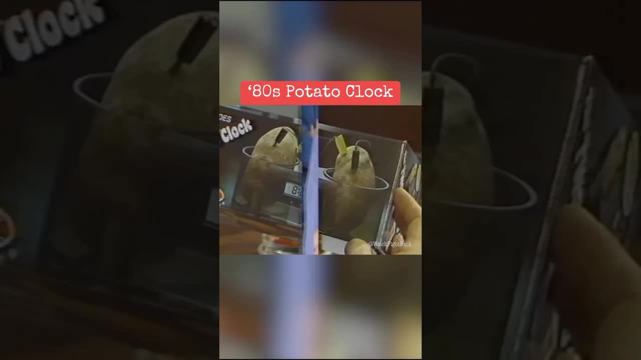 ‘80s Potato Clock