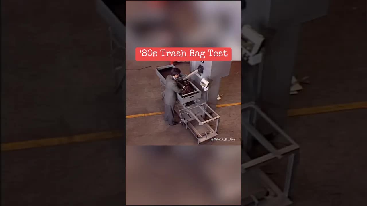 ‘80s Trash Bag Test