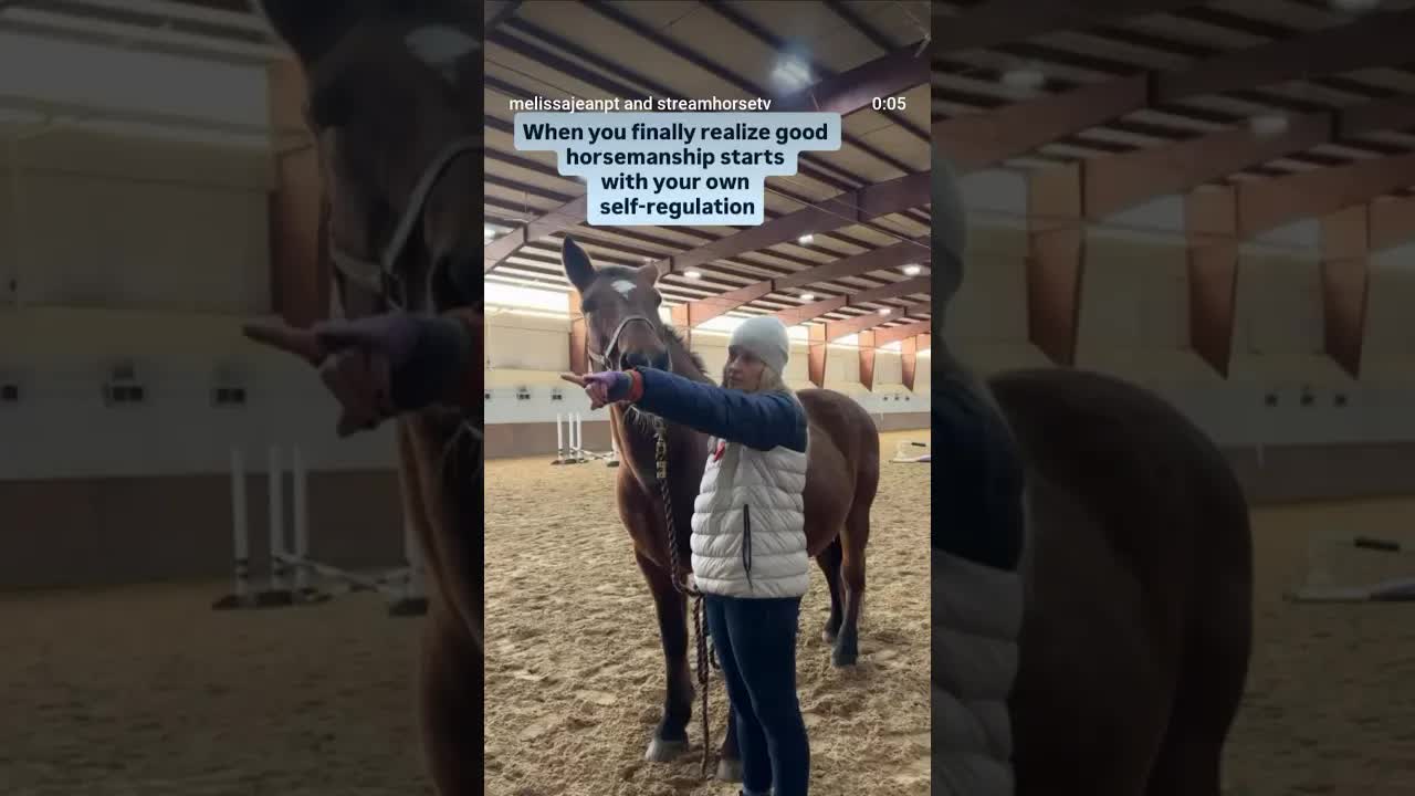 It’s the biggest plot twist in the equestrian journey: the work is with the horse and ourselves.