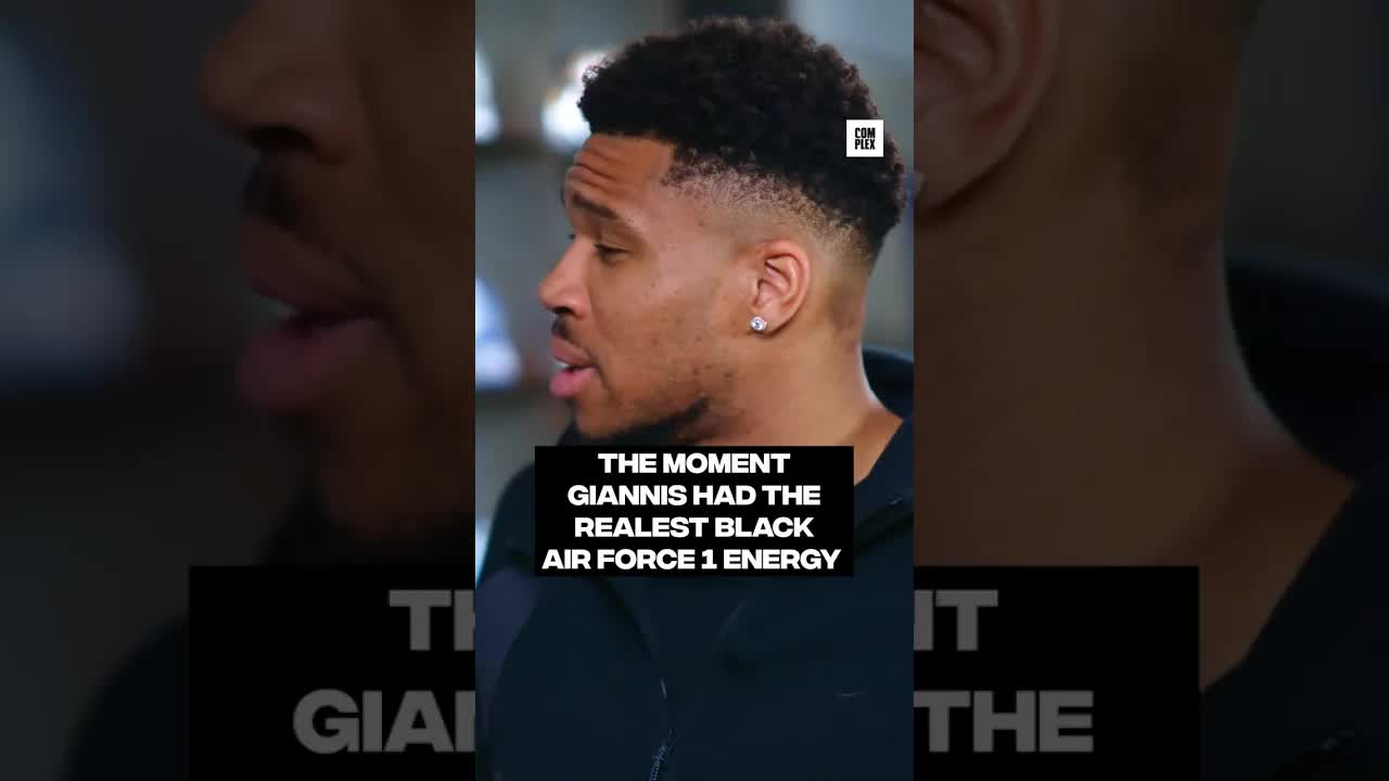 Giannis is proof Black Air Force 1 energy wins championships 😈🏆 #SneakerShopping
