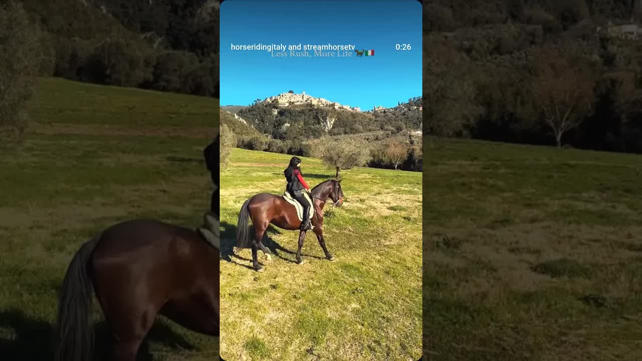 Take time for yourself and join our horseback adventure in Italy. 🐎🇮🇹