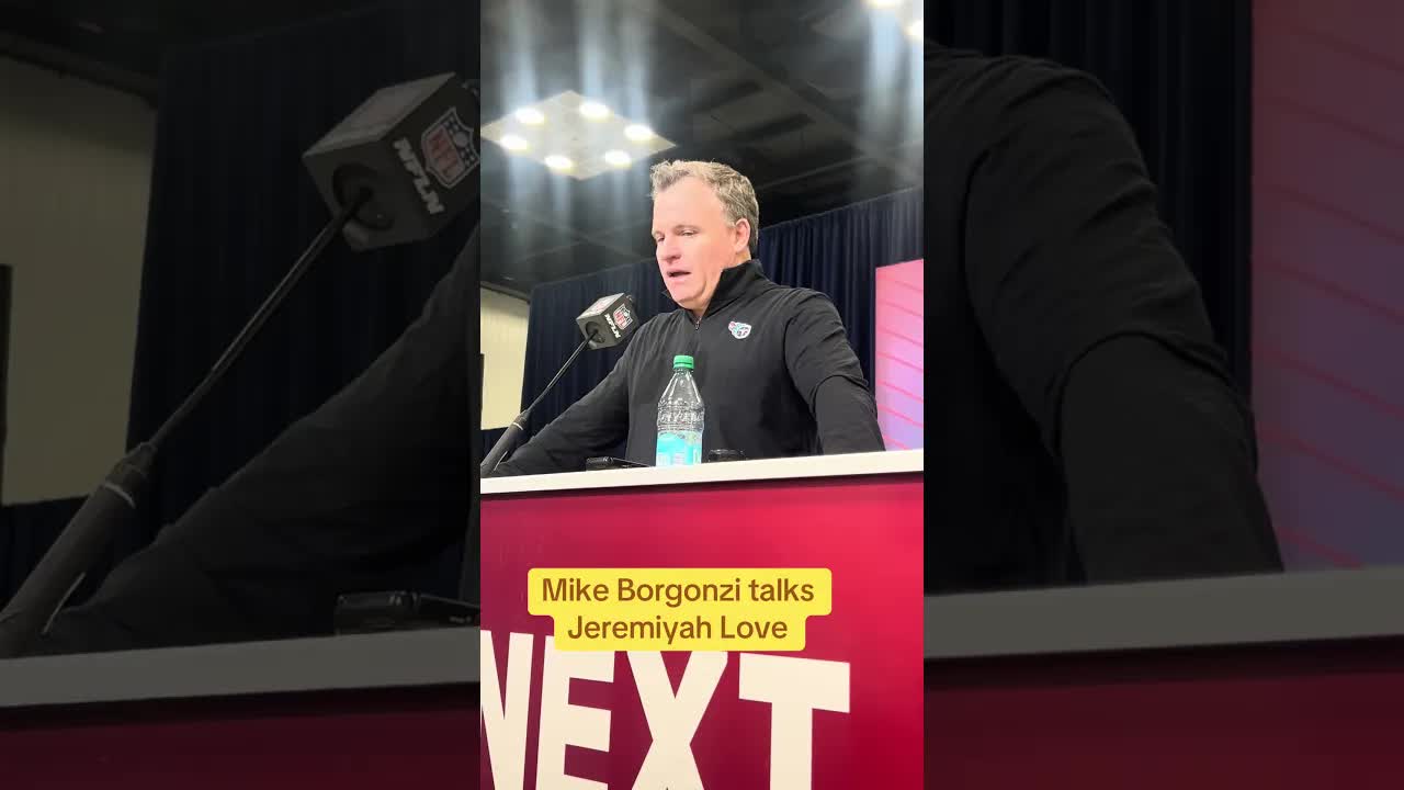 “Anytime you can get a 3 down back like him it’s great”. #tennesseetitans #jeremiyahlove #notredame