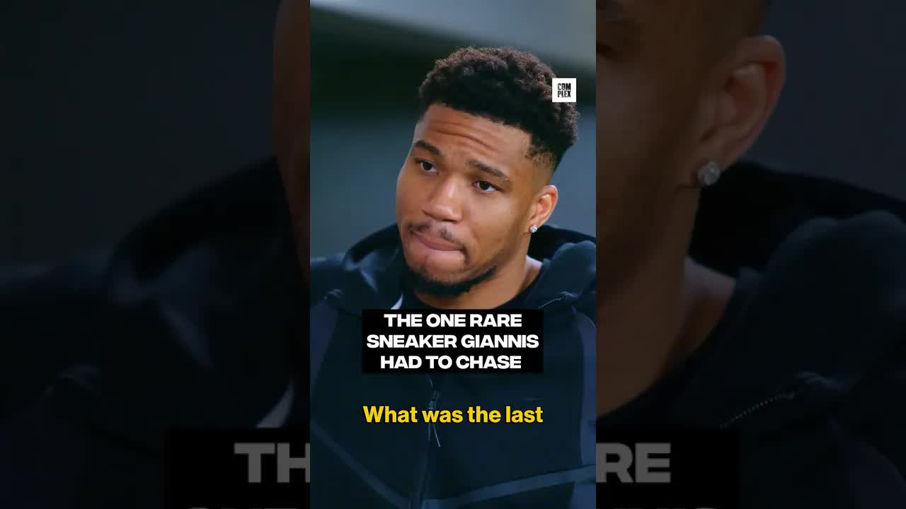 The one rare sneaker Giannis had to chase 🔎 #SneakerShopping