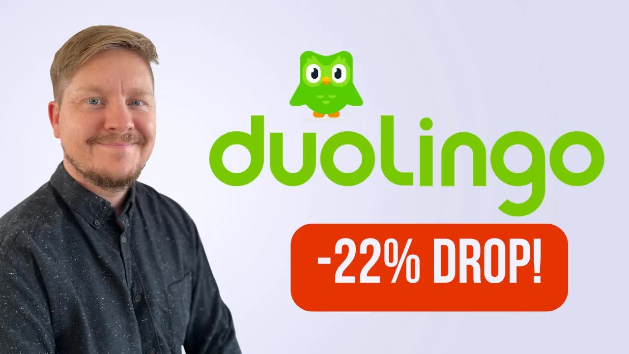 Duolingo stock just crashed again! 3-minute stock analysis