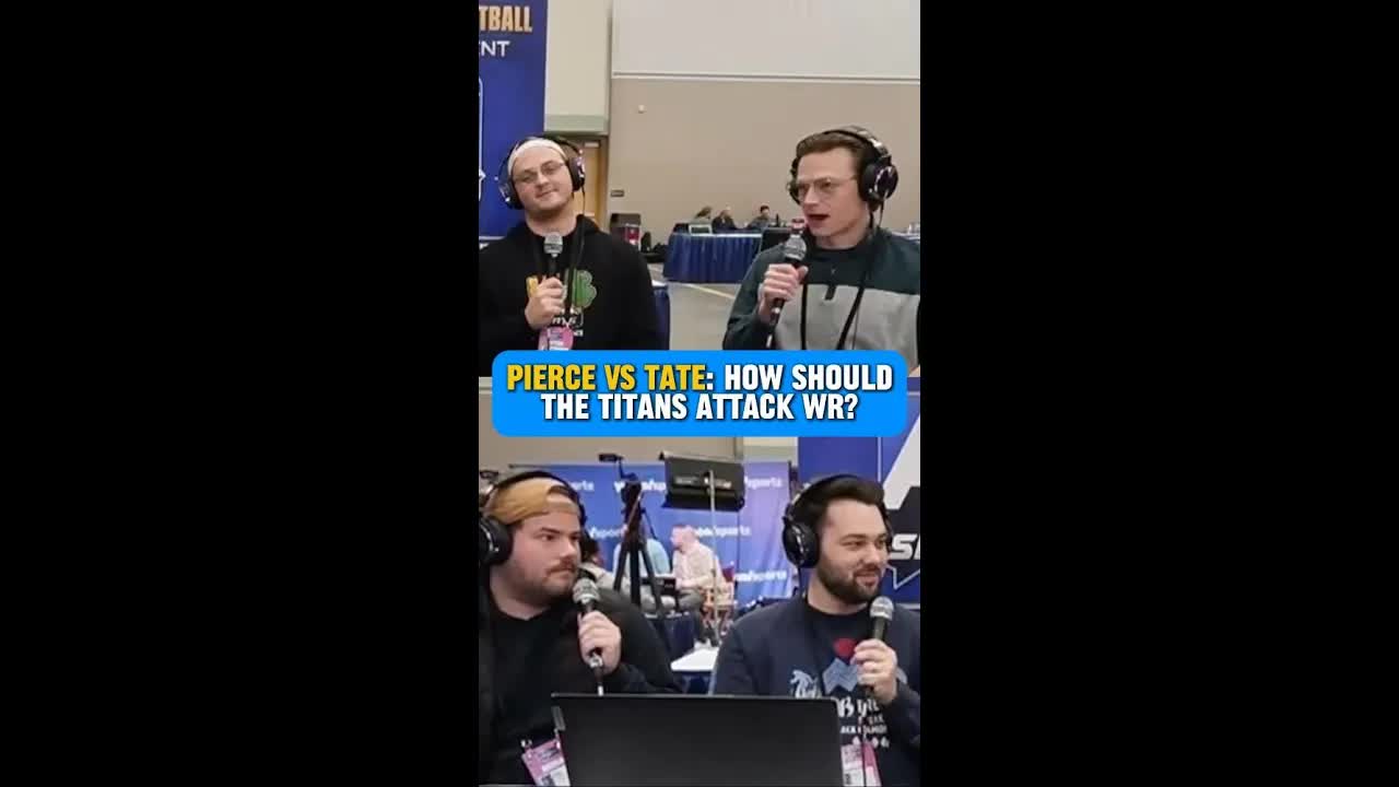 Would paying Alec Pierce or drafting Carnell Tate be the better choice for the #titans in 2026?