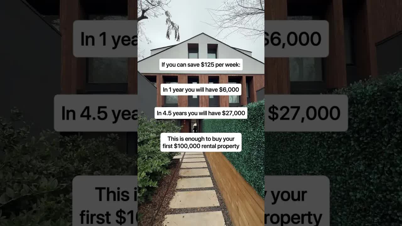 If you can save $125 per week