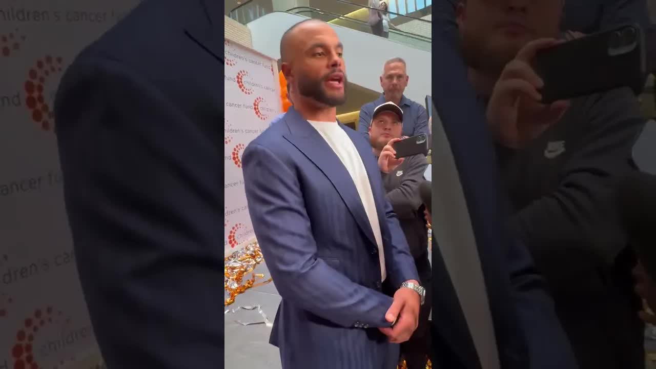 Cowboys QB Dak Prescott on New DC Christian Parker and more...