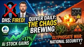 Quiver Daily: The DHS Firing, AI Stock Trades, & The Glyphosate War