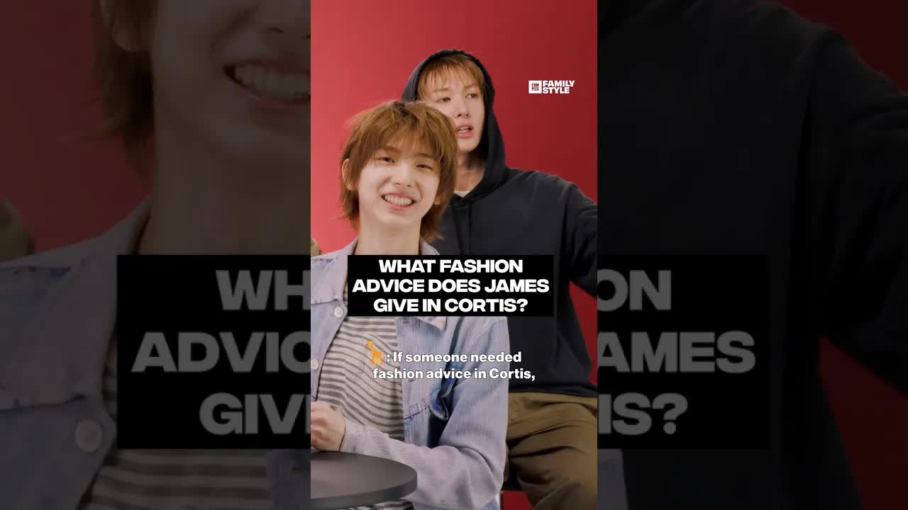 What fashion advice does James give in Cortis?