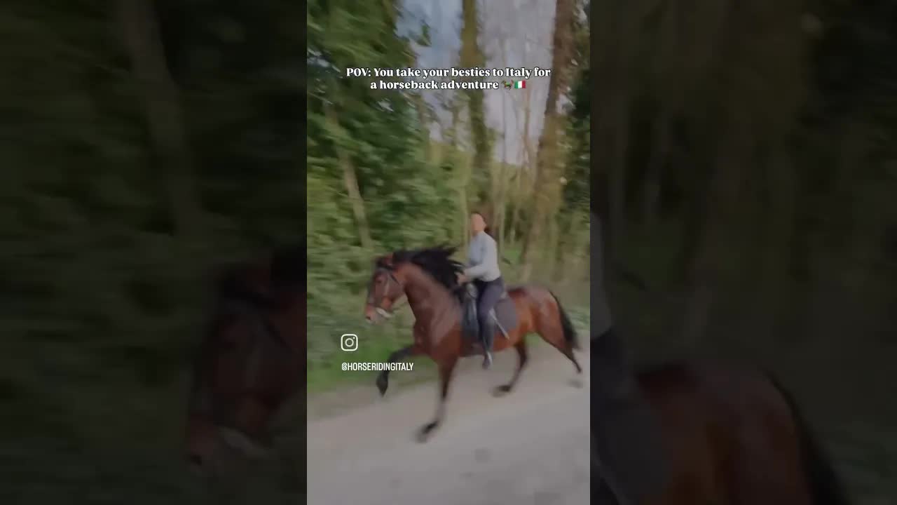 You don’t need flowers today, you just need a horseback trip in Italy 🇮🇹🐎❤️ Happy Women’s Day 🌸
