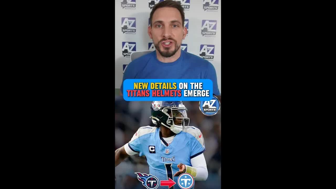 The #titans will have a BRAND NEW helmet color scheme to go with the new logo and jerseys