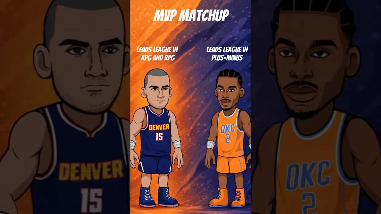 Jokic vs. Shai in an MVP-defining matchup tonight 🍿 #mvp #jokic #shaigilgeousalexander