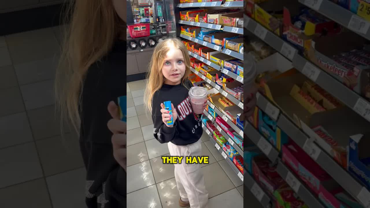 You won’t believe what we found at the SEVEN ELEVEN!! 😱😱 #shorts #vlog #roadtrip