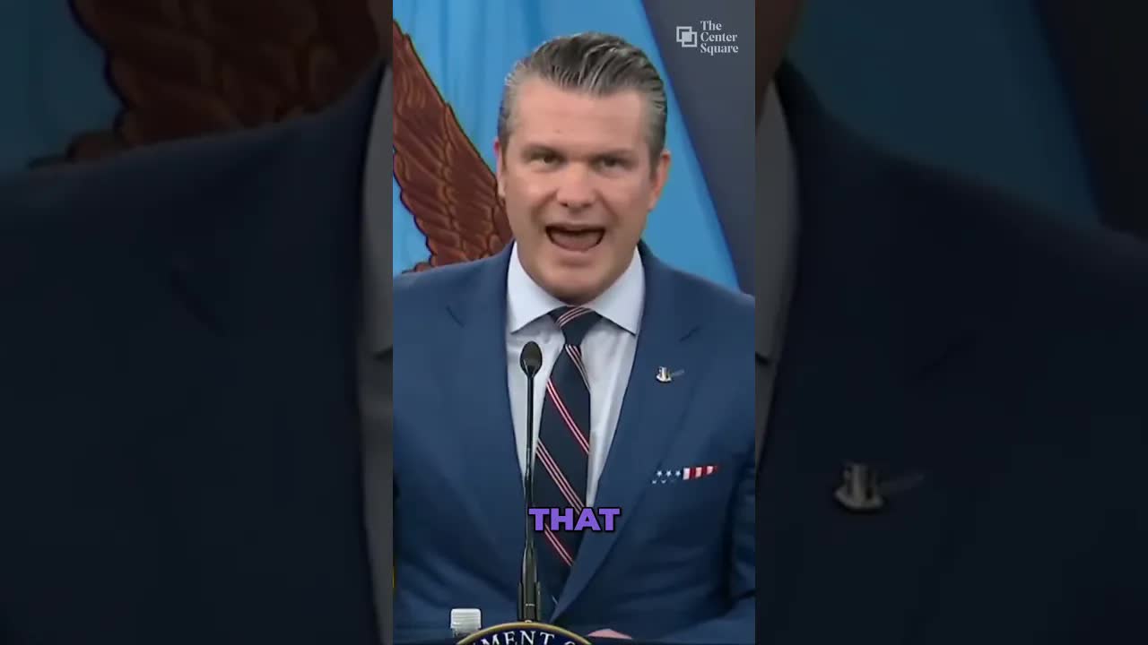 Hegseth: This Is Not Endless Nation Building