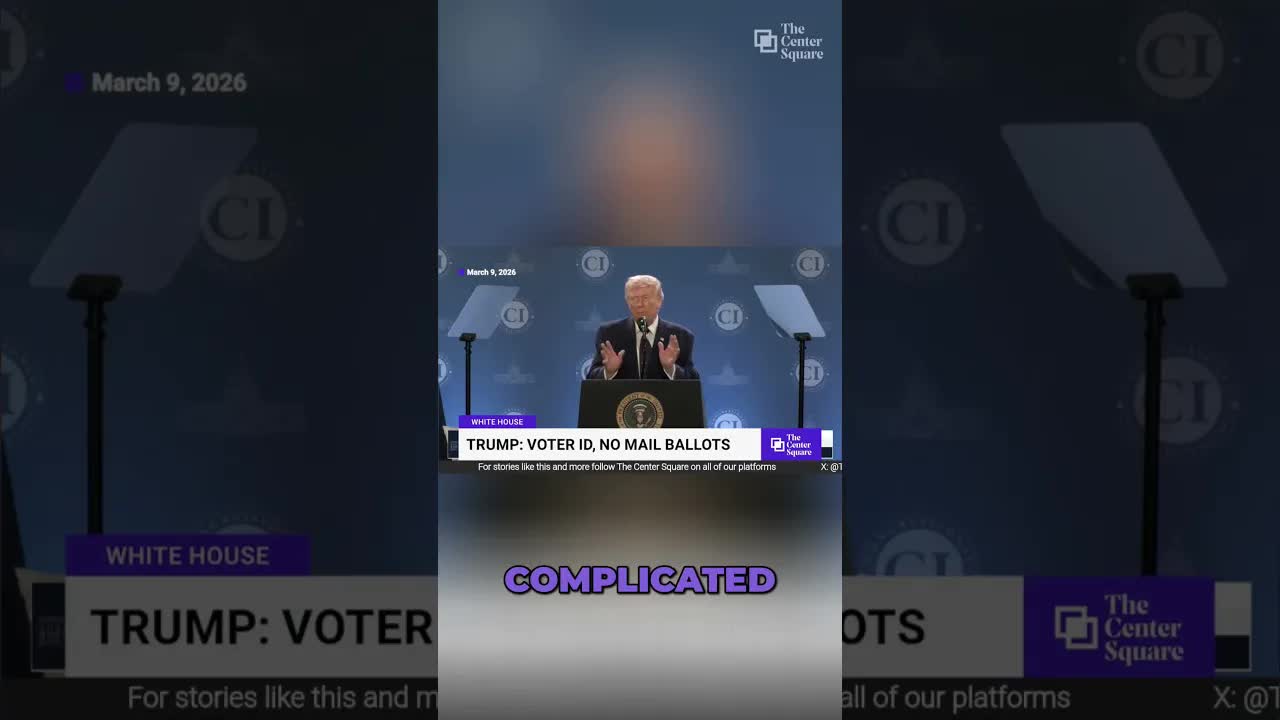 Trump Lays Out Election Plan, Calls for Nationwide Voter ID