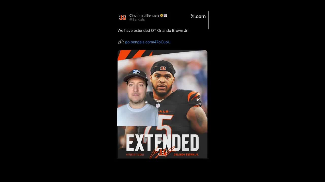The #CincinnatiBengals have extended Orlando Brown Jr! #NFLFreeAgency #WhoDey #RuleTheJungle #NFL