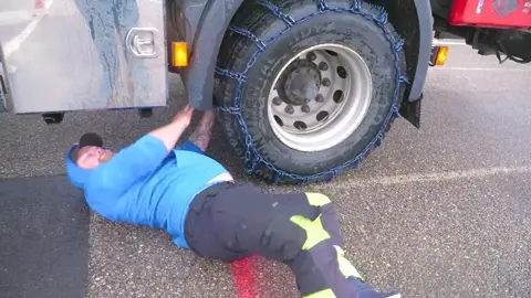 Duell mellom lastebilsjåfører for å finne den beste av dem alle