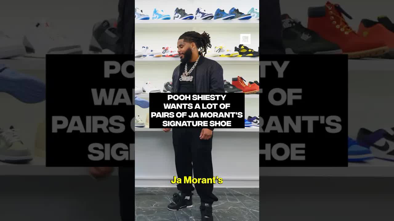 Pooh Shiesty says he needs all the Nike Ja 3 colorways 🔥😤 #SneakerShopping