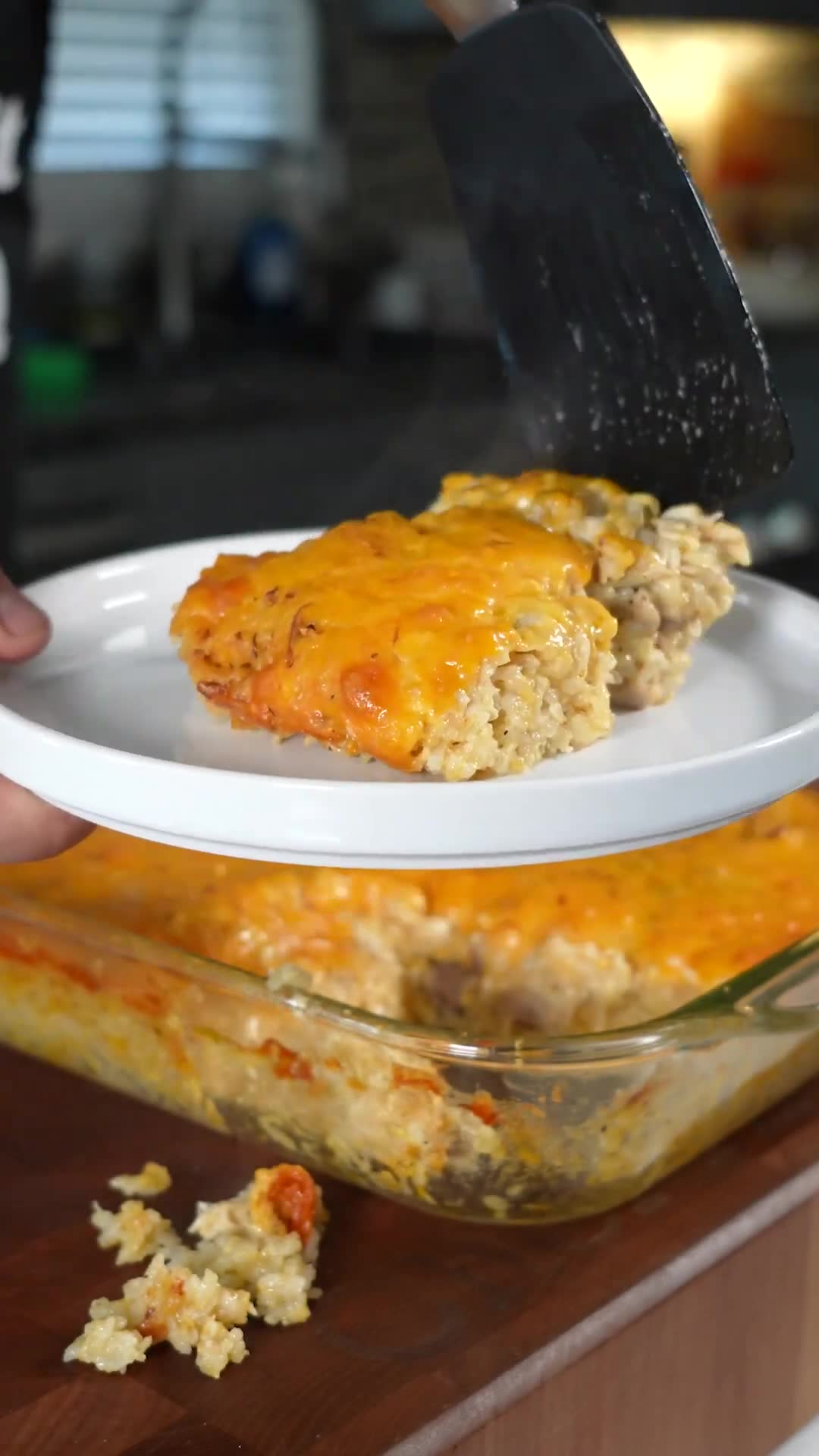Classic Southern chicken and rice casserole