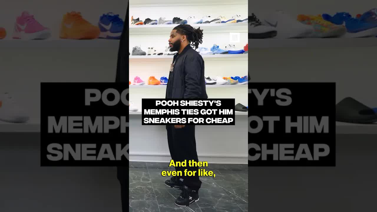 Pooh Shiesty's Memphis ties got him sneakers for cheap #SneakerShopping