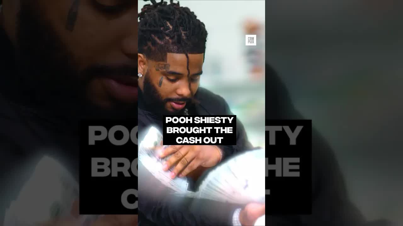 Pooh Shiesty brought the cash out on #SneakerShopping