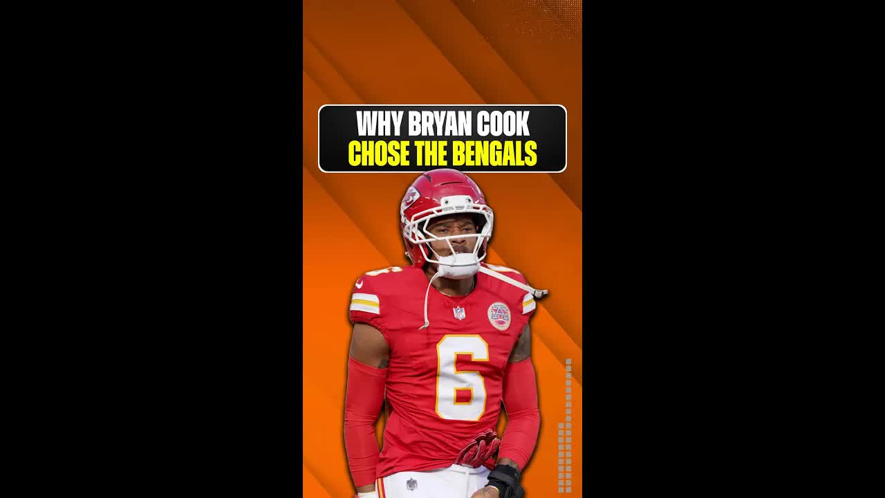 The REAL reason Bryan Cook signed with the #CincinnatiBengals! #WhoDey #RuleTheJungle #NFLFreeAgency