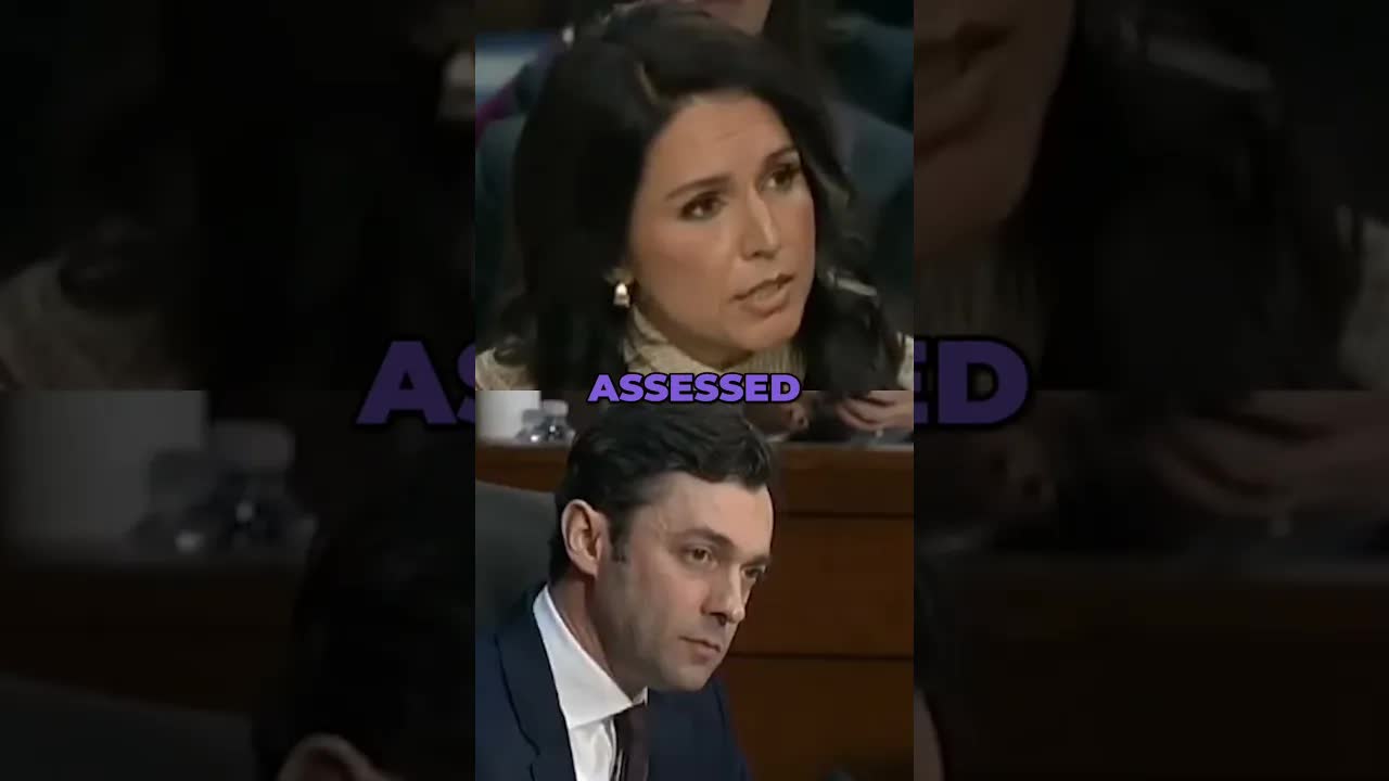 DNI Tulsi Gabbard Questioned On "Imminent Nuclear Threat" By Sen. Jon Ossoff