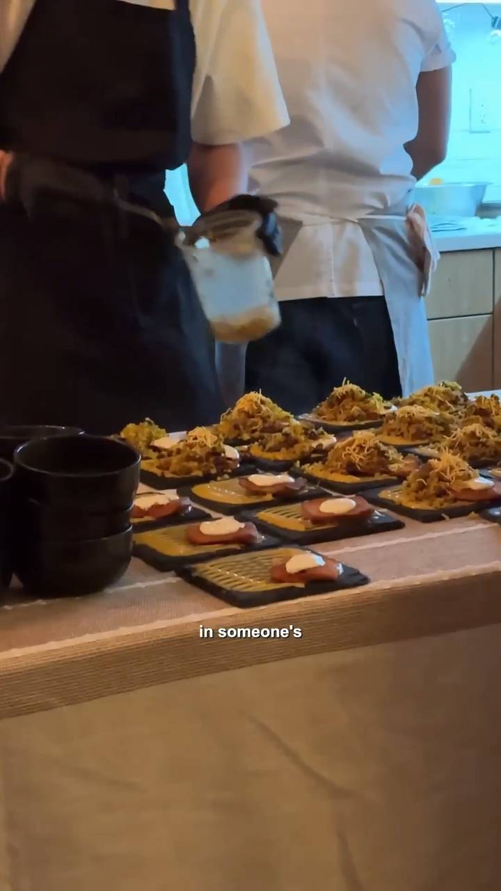 a secret tasting menu in someone elses apartment