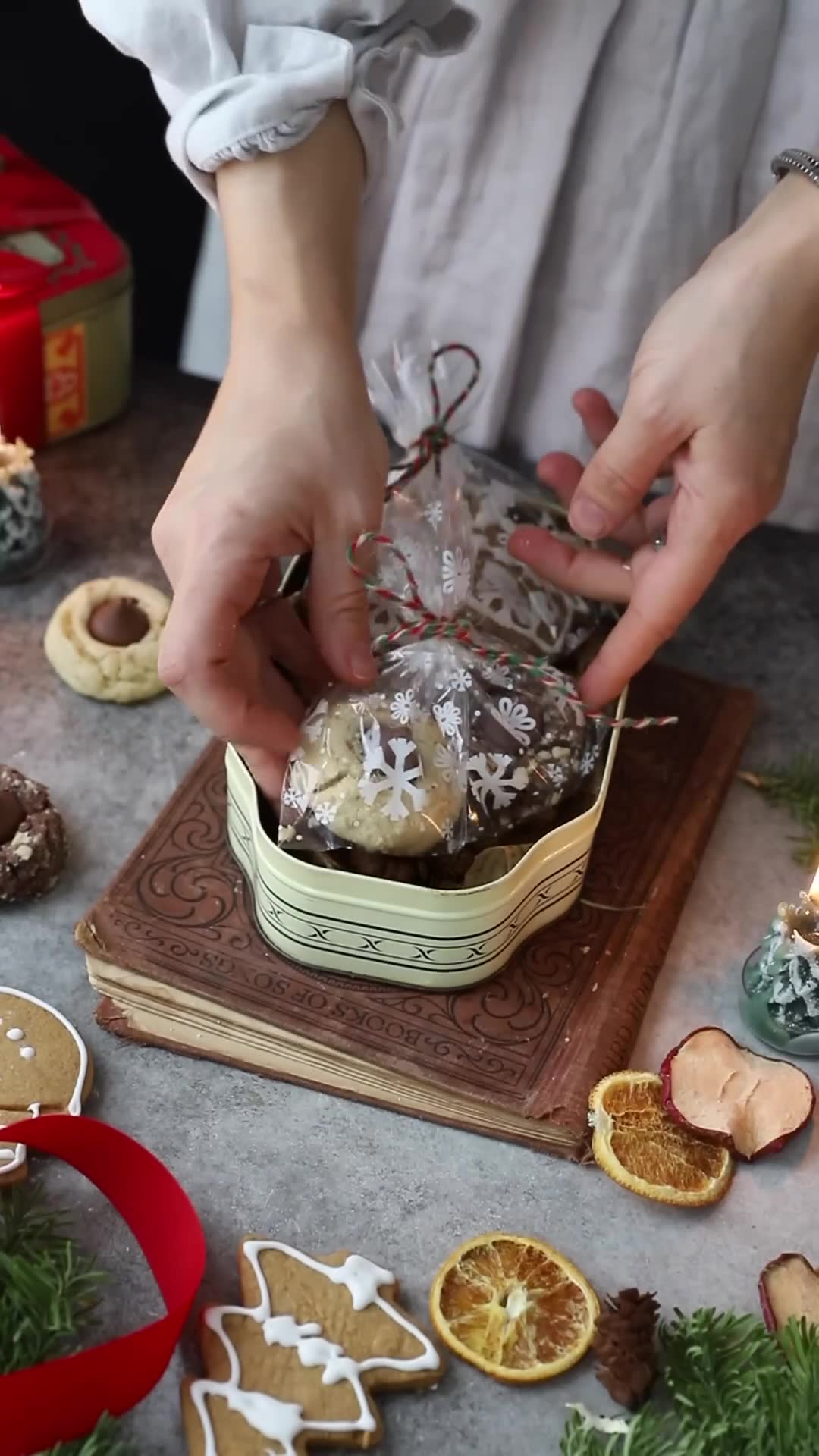 Coffee Turkish delight and tahini blossom cookies for gifting