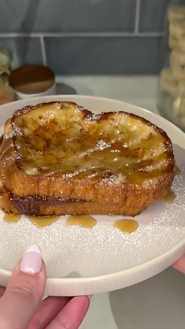Frozen dessert replaces traditional egg mixture in french toast twist