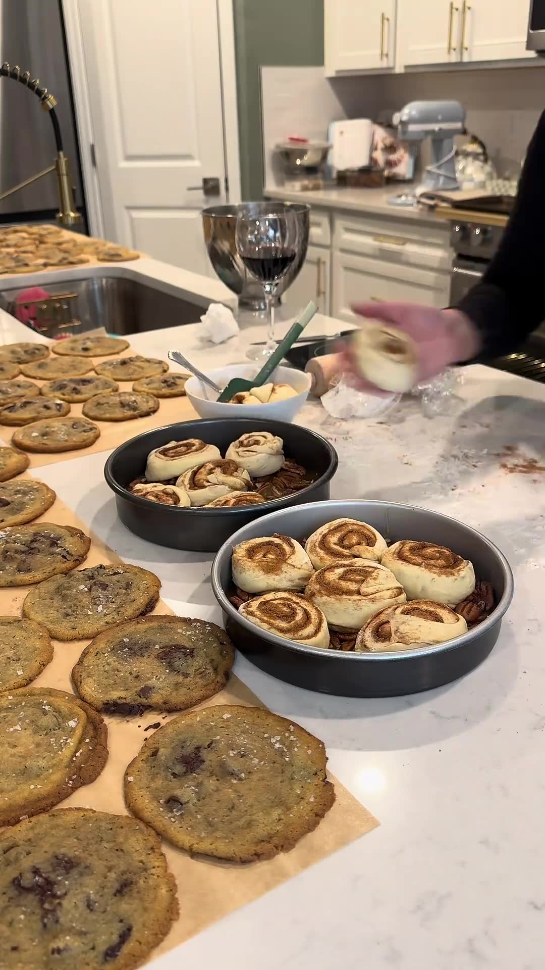 Final push of preparation before tomorrow's cafe opening